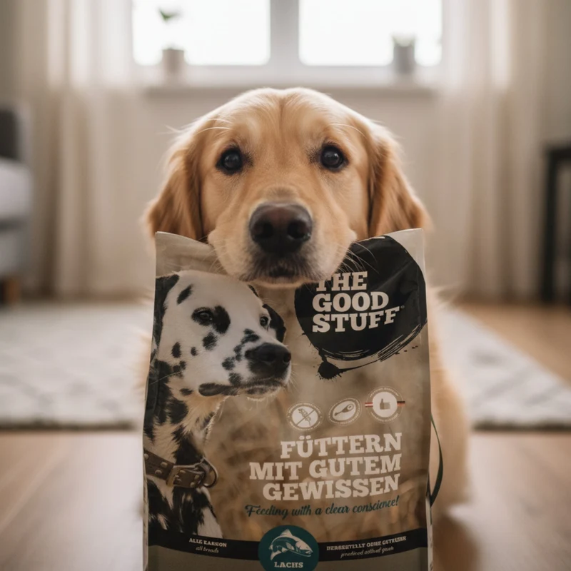 The Goodstuff Adult Dogs Lachs Trockenfutter – Getreidefreie Premium-Vollnahrung mit Omega-3 für glänzendes Fell, starke Abwehrkräfte und natürliche Vitalität