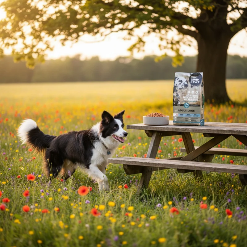 The Goodstuff Adult Dogs Lachs Trockenfutter – Getreidefreie Premium-Vollnahrung mit Omega-3 für glänzendes Fell, starke Abwehrkräfte und natürliche Vitalität