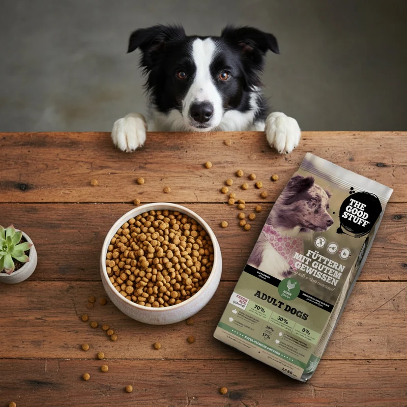 The Goodstuff Adult Dogs Trockenfutter Huhn – Getreidefreies Premium-Hundefutter für optimale Verdauung, glänzendes Fell & natürliche Vitalität