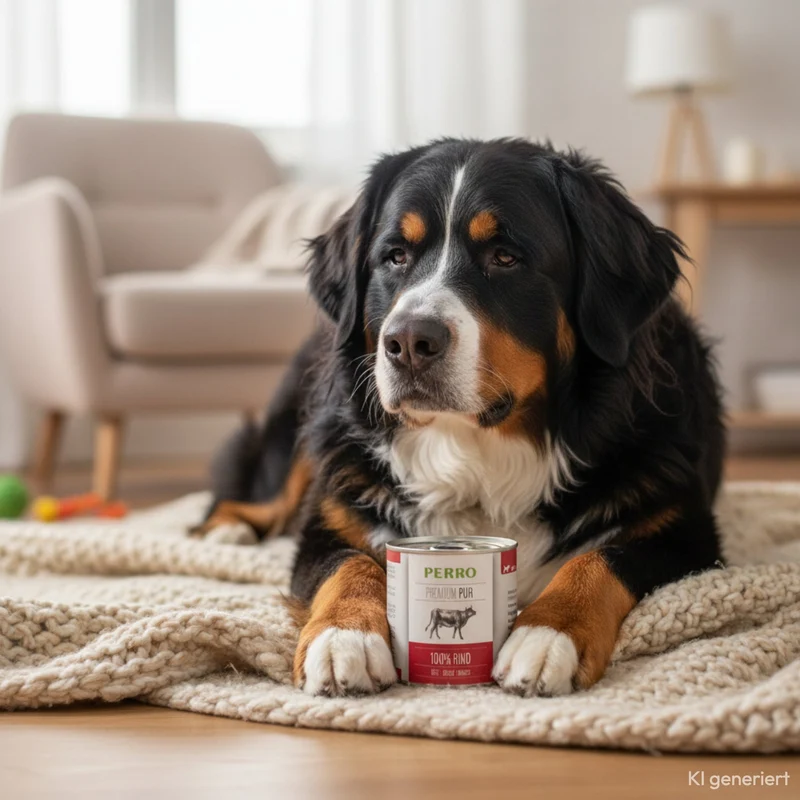 Perro Premium Pur Rind Nassfutter – 100% Singleprotein für Hunde mit Allergien & sensibler Verdauung – Hypoallergen, Getreidefrei & Schonend