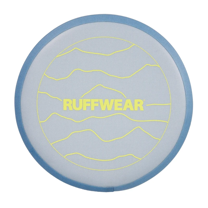 Ruffwear Camp Flyer – Premium Frisbee für Hunde, schwimmfähig, weich & robust für Apportier-Abenteuer am Wasser & Land