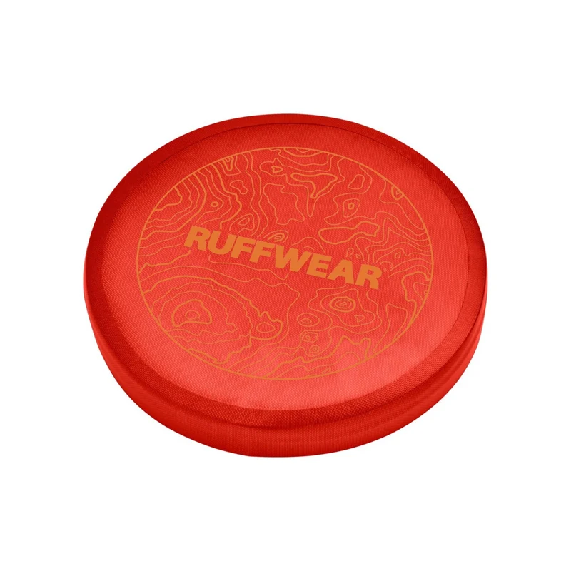 Ruffwear Camp Flyer – Premium Frisbee für Hunde, schwimmfähig, weich & robust für Apportier-Abenteuer am Wasser & Land
