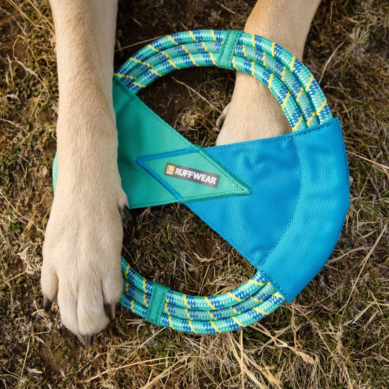 Ruffwear Pacific Ring – Schwimmfähiges Apportierspielzeug für Wasserspaß & Zahnschonendes Training