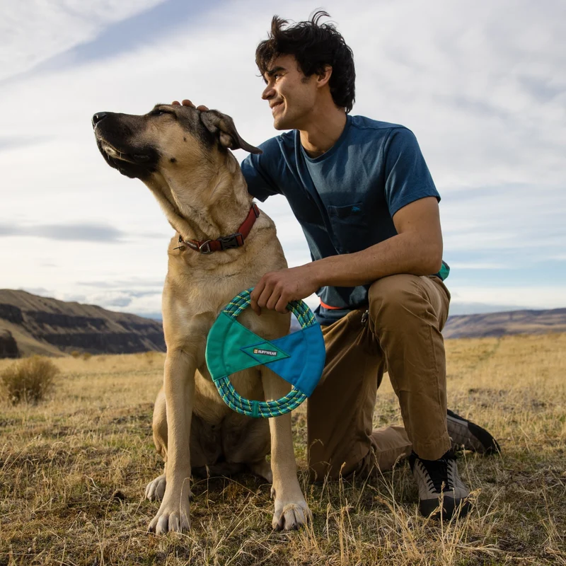 Ruffwear Pacific Ring – Schwimmfähiges Apportierspielzeug für Wasserspaß & Zahnschonendes Training