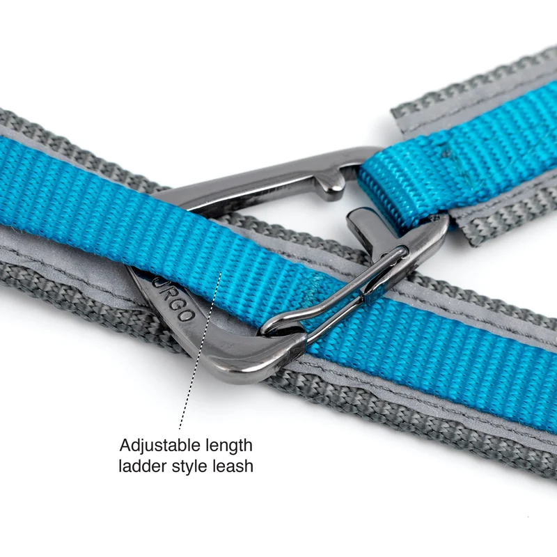 Kurgo Quantum Leash 6-in-1 Hundeleine – Vielseitige Premium-Leine für Training, Jogging & Freihandspaziergänge mit Hund