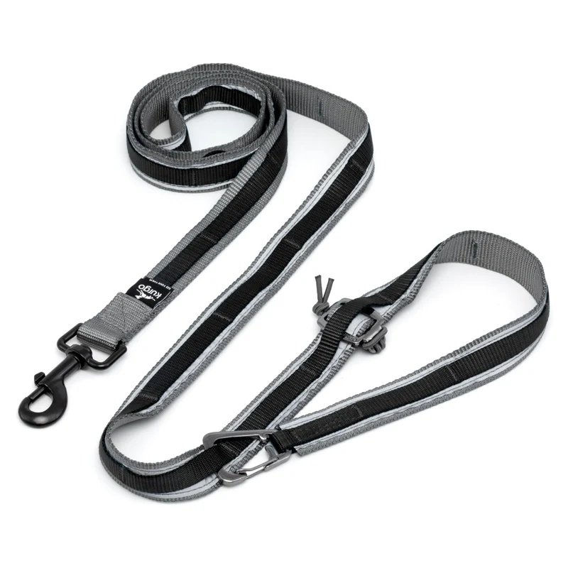 Kurgo Quantum Leash 6-in-1 Hundeleine – Vielseitige Premium-Leine für Training, Jogging & Freihandspaziergänge mit Hund