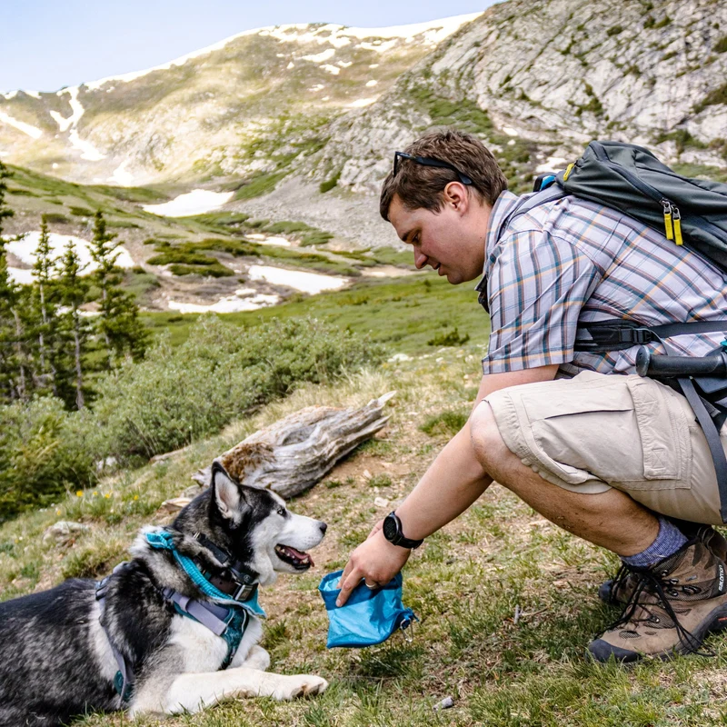 Kurgo Zippy Bowl – Faltbarer Hundenapf für unterwegs | Kompakt, Leicht & Auslaufsicher | Perfekt für Reisen, Wandern & Outdoor-Abenteuer