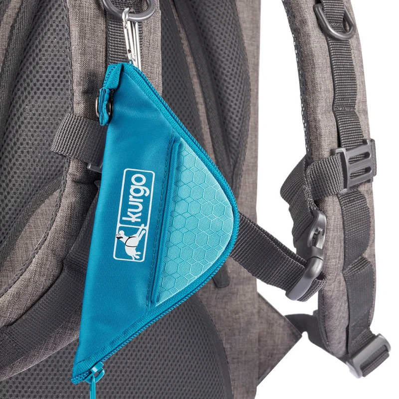 Kurgo Zippy Bowl – Faltbarer Hundenapf für unterwegs | Kompakt, Leicht & Auslaufsicher | Perfekt für Reisen, Wandern & Outdoor-Abenteuer