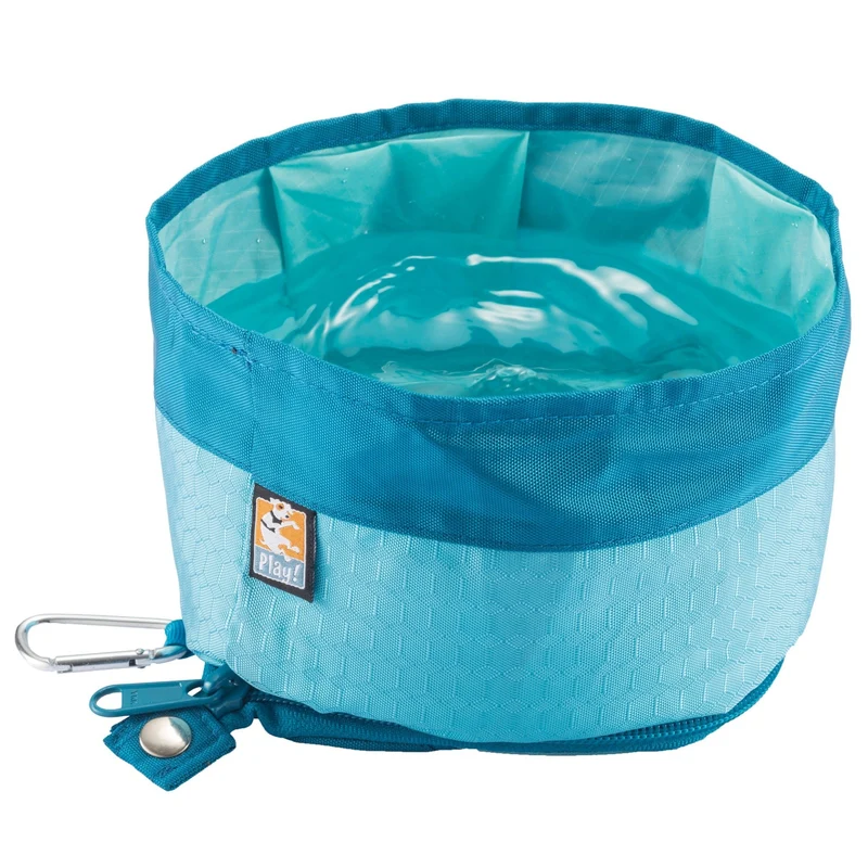Kurgo Zippy Bowl – Faltbarer Hundenapf für unterwegs | Kompakt, Leicht & Auslaufsicher | Perfekt für Reisen, Wandern & Outdoor-Abenteuer
