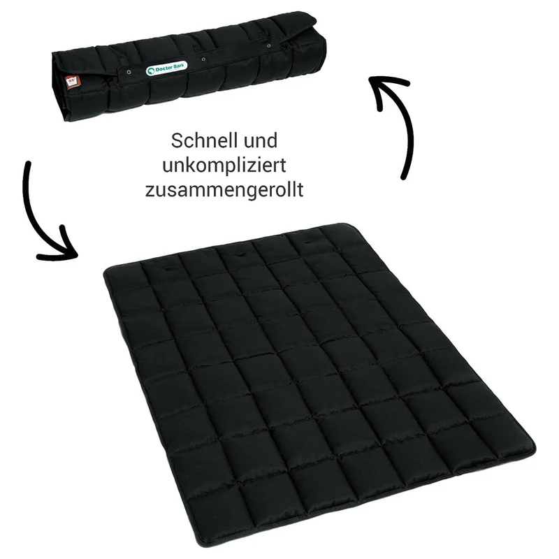 Doctor Bark Portable Hundedecke – Strapazierfähige, waschbare Reisedecke für Auto, Outdoor & unterwegs