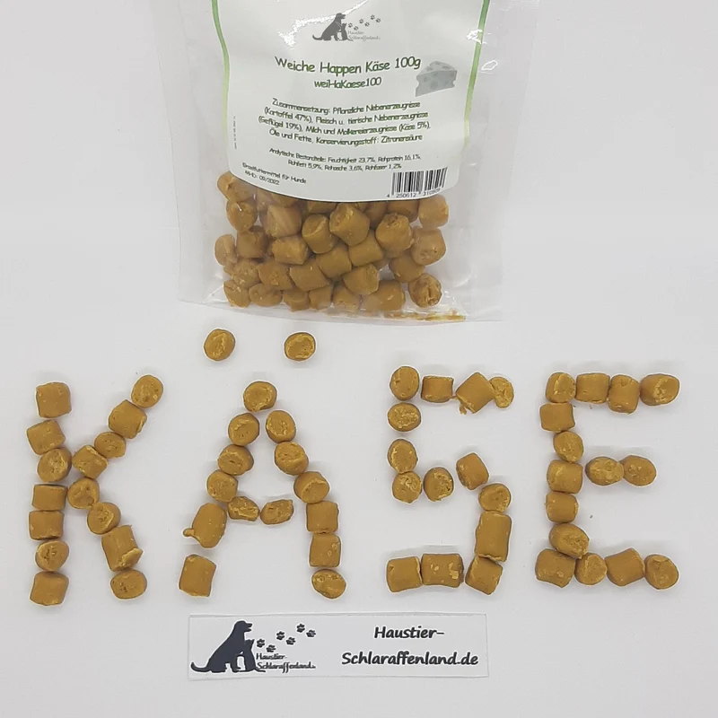Weiche Happen Käse