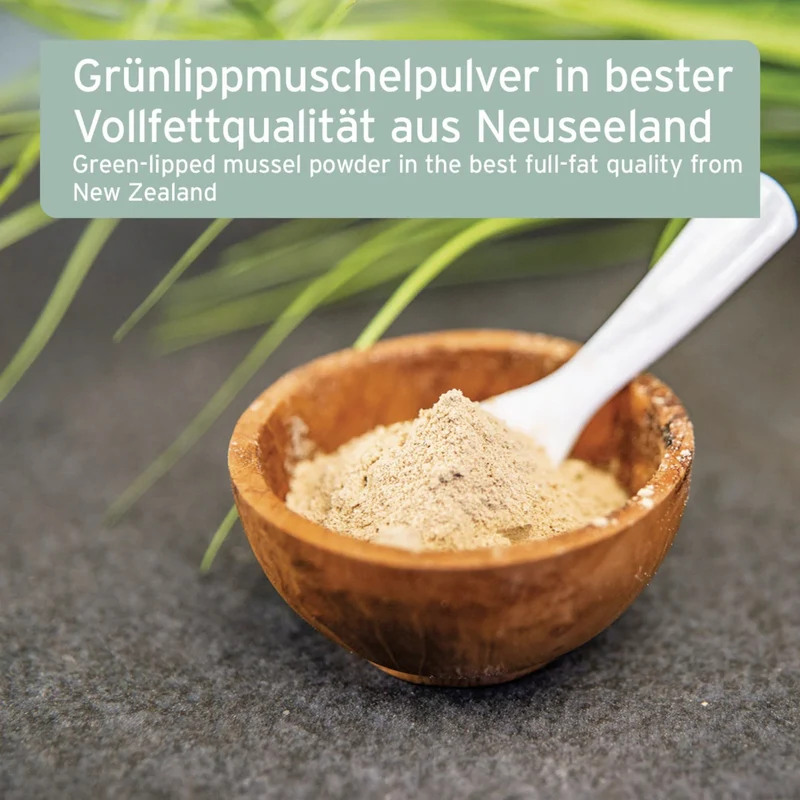 AniForte Grünlippmuschel Pulver für Hunde – Natürliche Gelenkunterstützung für mehr Bewegungsfreude und Vitalität im Alltag