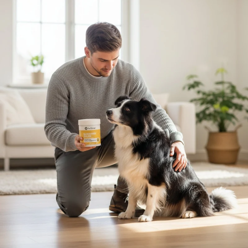 AniForte Ulmenrinde Pulver für Hunde – Natürliche Magen-Darm-Beruhigung bei Verdauungsproblemen, Durchfall & empfindlichem Magen