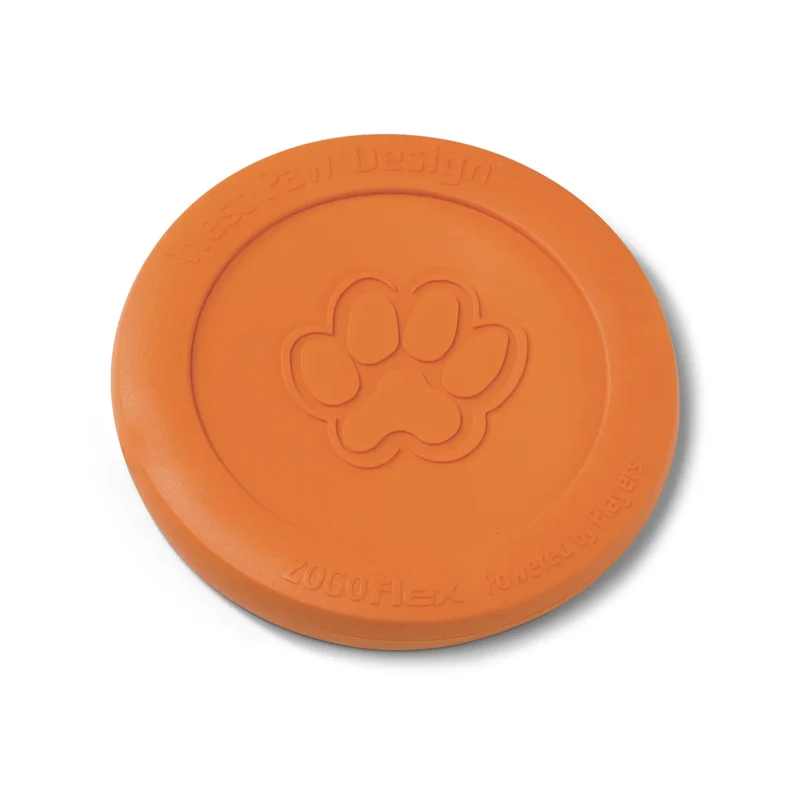 West Paw Zogoflex Zisc – Robustes Frisbee für aktive Hunde, schwimmfähig & flexibel