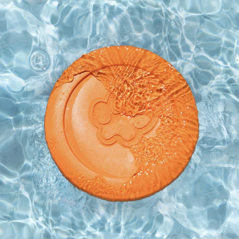 West Paw Zogoflex Zisc – Robustes Frisbee für aktive Hunde, schwimmfähig & flexibel