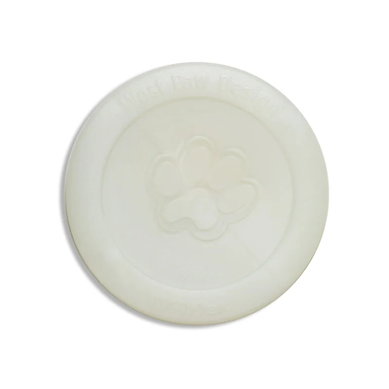 West Paw Zogoflex Zisc – Robustes Frisbee für aktive Hunde, schwimmfähig & flexibel