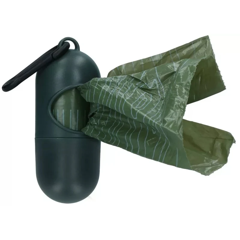 PoopyGo Hundekotbeutelspender – Praktischer Clip für Leine & Tasche, geruchsdicht, inkl. 1 Rolle