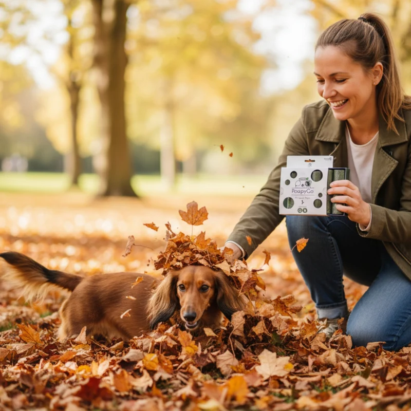 PoopyGo Hundekotbeutel – Extra dick, reißfest & auslaufsicher mit Lavendelduft für stressfreies Gassi gehen