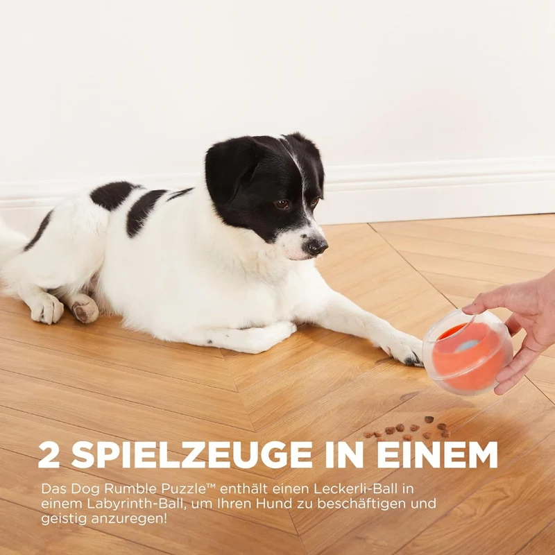 Nina Ottosson Dog Rumble Puzzle Level 1 – Interaktives Intelligenzspielzeug gegen Langeweile & für mentale Auslastung