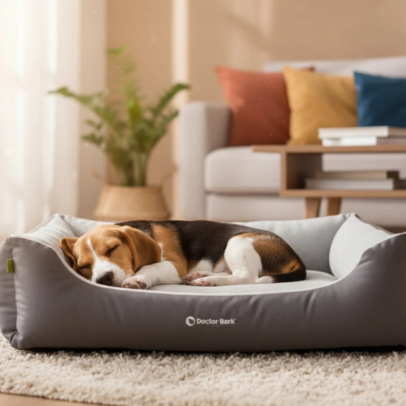Doctor Bark Ergonomisches Hundebett – Höchster Komfort für gesunden Schlaf, Gelenkschonung & hochwertige Premium-Materialien