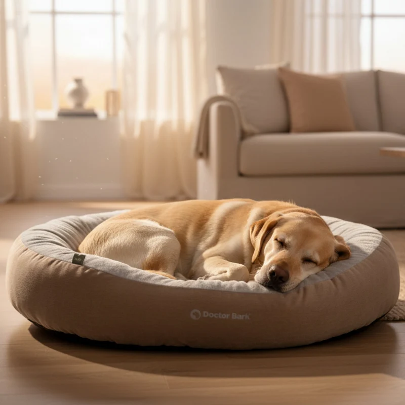 Doctor Bark Ergonomisches Hundenest – Hundebett gegen Gelenkschmerzen & für erholsamen Schlaf