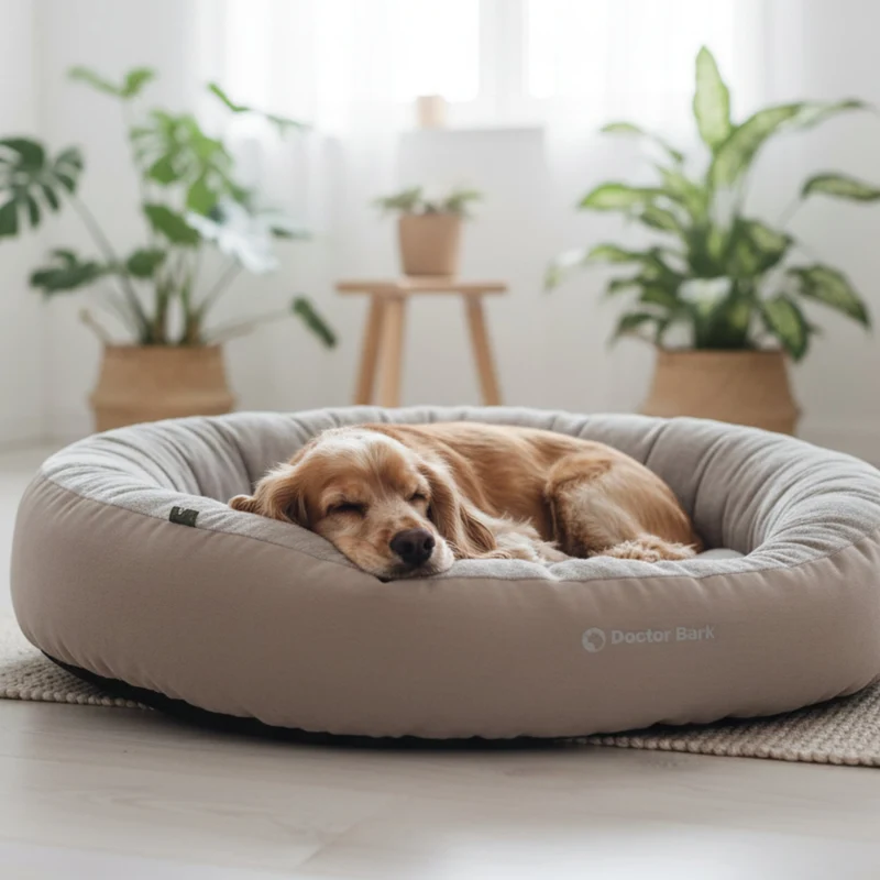 Doctor Bark Ergonomisches Hundenest – Hundebett gegen Gelenkschmerzen & für erholsamen Schlaf