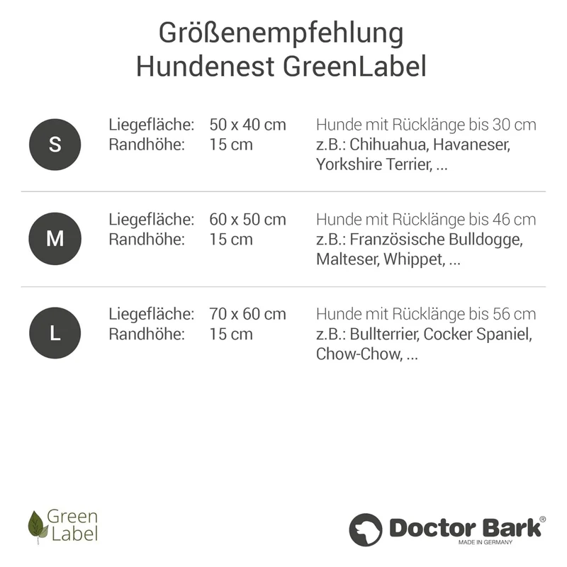Doctor Bark Ergonomisches Hundenest – Hundebett gegen Gelenkschmerzen & für erholsamen Schlaf