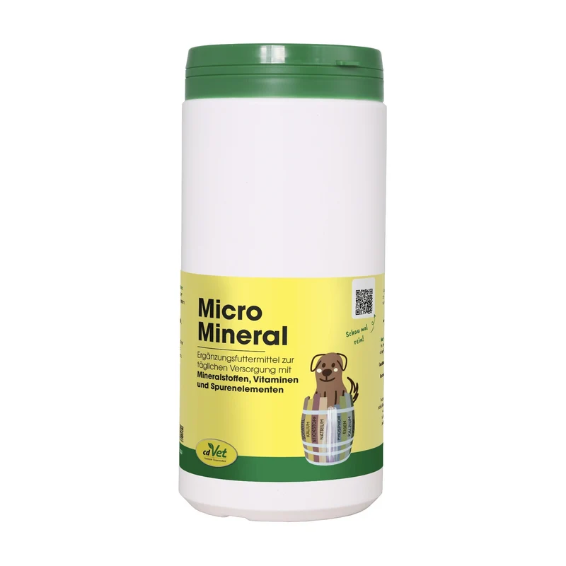 cdVet MicroMineral – Natürliche Mineralstoffversorgung für Hunde & Katzen bei Mangelerscheinungen, Fellproblemen & Vitalitätsverlust