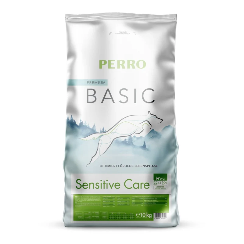 Perro Basic Sensitive Care Trockenfutter – Hypoallergenes Hundefutter mit Lamm & Reis für ernährungssensible Hunde