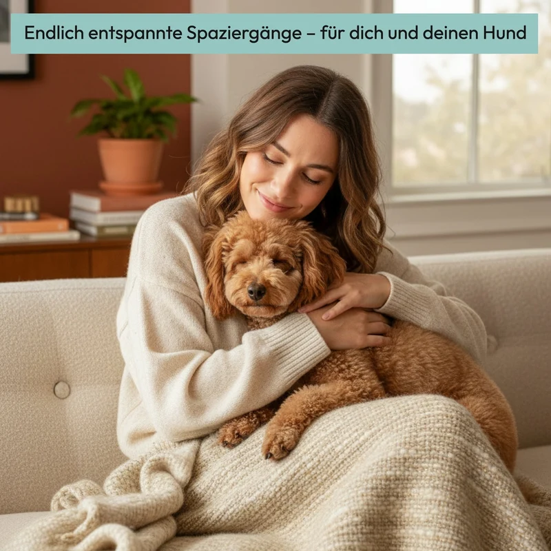 WAW Ruckdämpfer für Hundeleine - Elastischer Stoßdämpfer gegen Ziehen & Rucken - Schont Hals, Gelenke & Wirbelsäule - Premium Qualität für entspannte Spaziergänge
