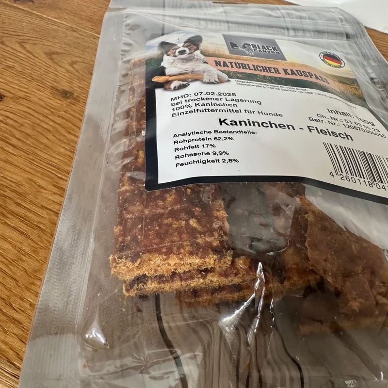 Black Canyon Kaninchenfleisch Kausnack – 100% Naturbelohnung für sensible Hunde, schonend getrocknet, proteinreich & leicht verdaulich