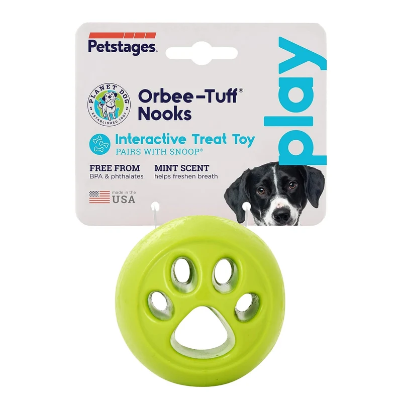 Planet Dog Orbee-Tuff Nook – Robustes Kauspielzeug für starke Kauer & Zahnpflege