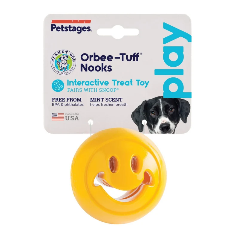 Planet Dog Orbee-Tuff Nook – Robustes Kauspielzeug für starke Kauer & Zahnpflege