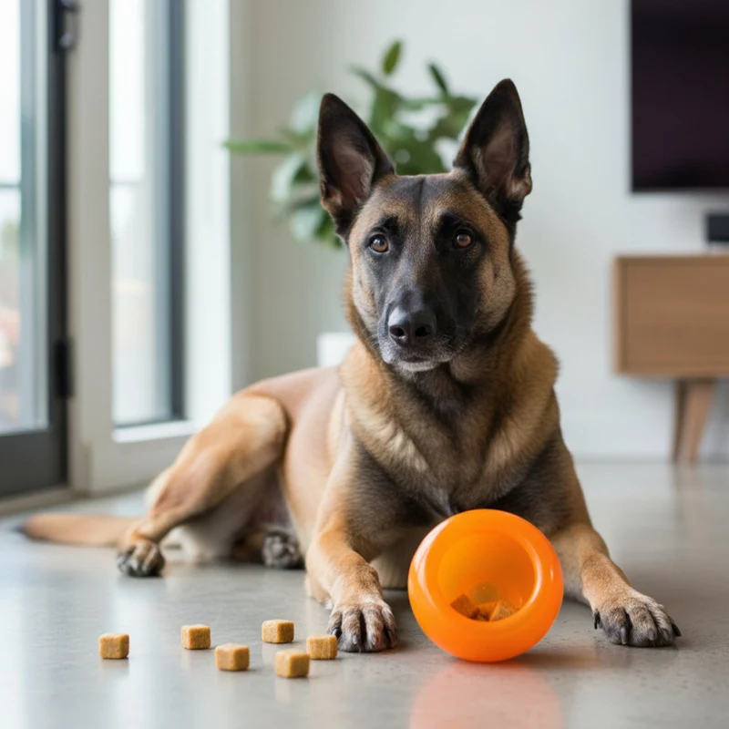 Planet Dog Orbee-Tuff Snoop Intelligenzspielzeug – Interaktiver Leckerli-Spender gegen Langeweile & für mentale Auslastung