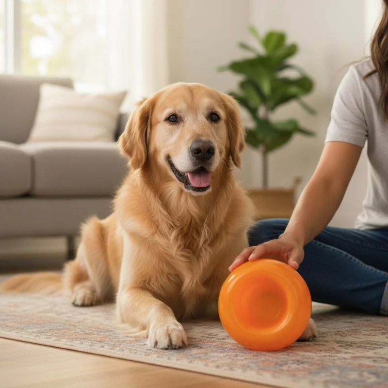 Planet Dog Orbee-Tuff Snoop Intelligenzspielzeug – Interaktiver Leckerli-Spender gegen Langeweile & für mentale Auslastung