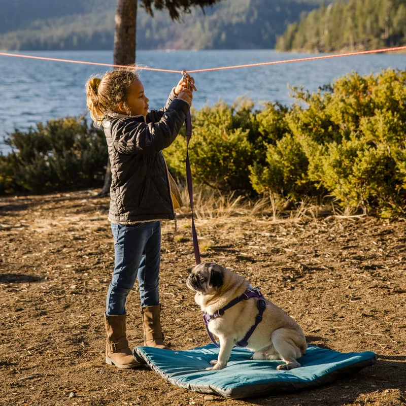 Ruffwear Knot-a-Hitch Hundeanbindung – Flexibles Anbindesystem für Camping, Wandern & Outdoor-Abenteuer mit sicherer Bewegungsfreiheit