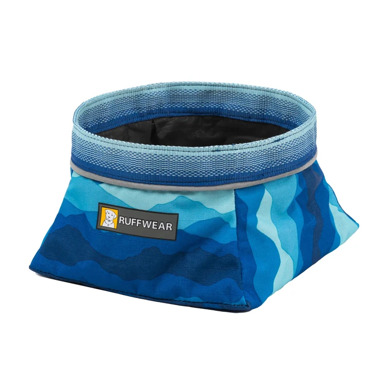 Ruffwear Quencher – Faltbarer Hundenapf für Wanderungen, Reisen & Outdoor-Abenteuer | Wasserdicht, Leicht & Platzsparend