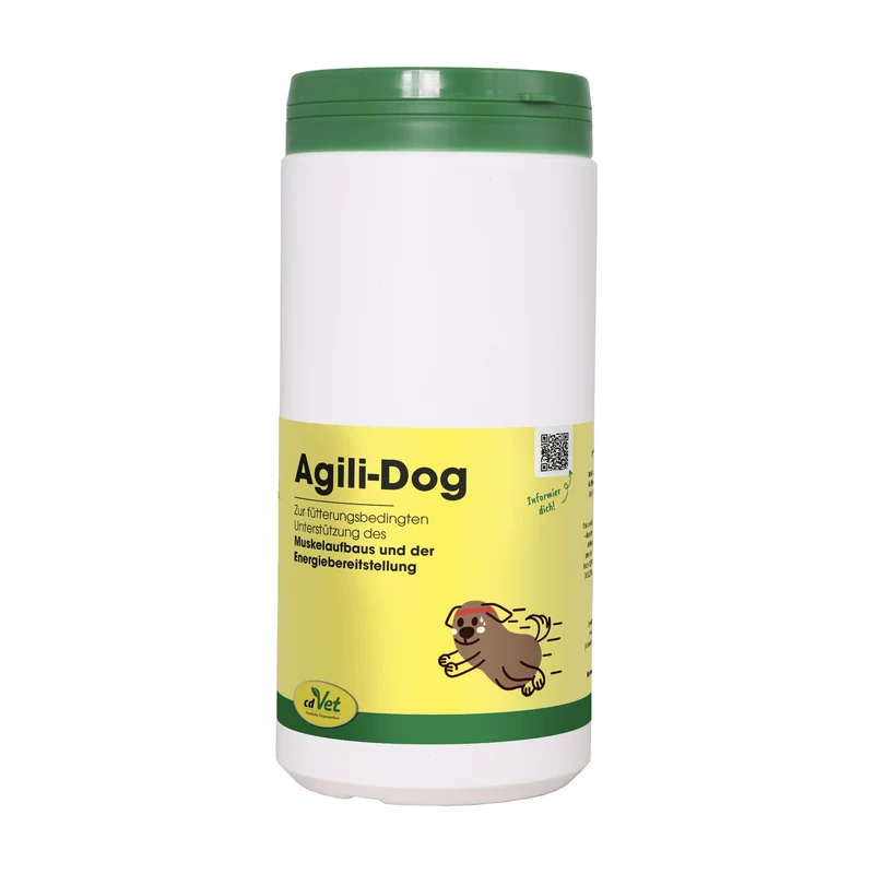 cdVet Agili-Dog – Natürliche Nahrungsergänzung für Beweglichkeit, Muskelaufbau und Vitalität bei Hunden