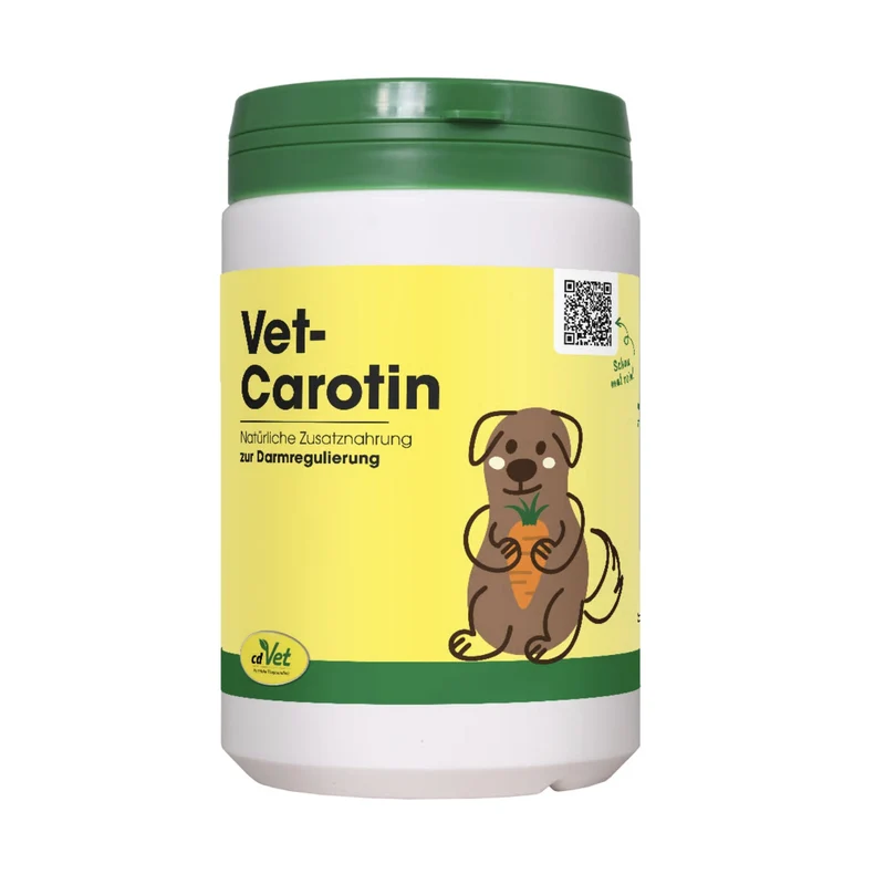 cdVet VetCarotin – Natürliche Vitalstoffversorgung für Hunde & Katzen mit Beta-Carotin, Vitamin E und Selen für starke Abwehrkräfte, gesunde Haut und glänzendes Fell
