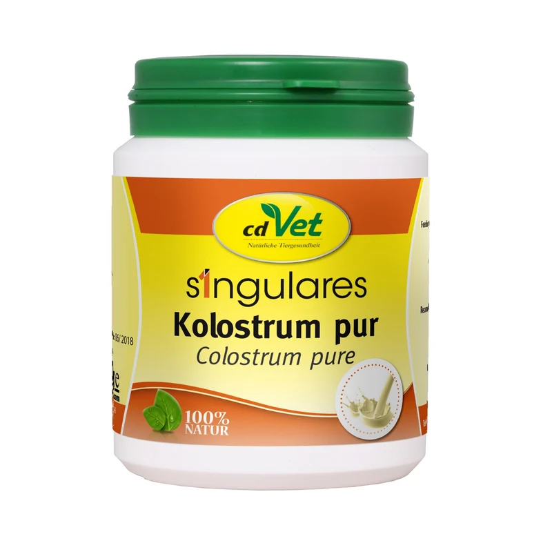 cdVet Singulares Kolostrum pur – Natürliche Immunstärkung für Hunde & Katzen mit wertvollen Erstmilch-Nährstoffen