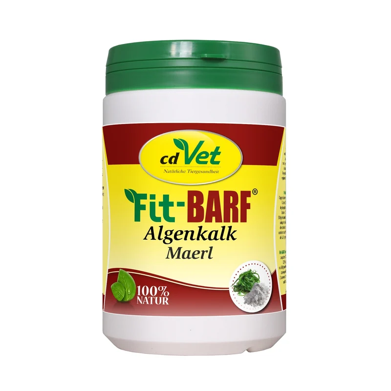 cdVet Fit-BARF Algenkalk – Natürliche Calciumquelle für starke Knochen & optimale Mineralisierung bei Hunden & Katzen