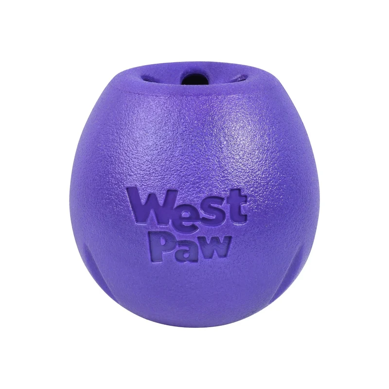 West Paw Zogoflex Echo Rumbl – Interaktives Hundespielzeug für aktive Hunde, robust & snackfüllbar für stundenlangen Spielspaß