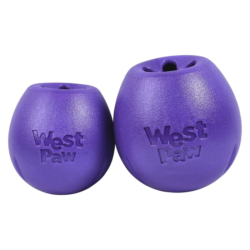 West Paw Zogoflex Echo Rumbl – Interaktives Hundespielzeug für aktive Hunde, robust & snackfüllbar für stundenlangen Spielspaß