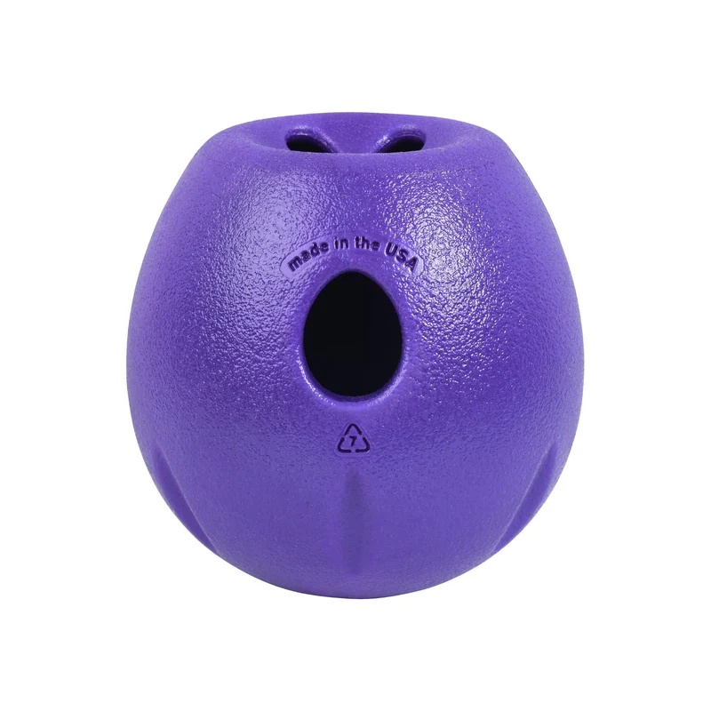West Paw Zogoflex Echo Rumbl – Interaktives Hundespielzeug für aktive Hunde, robust & snackfüllbar für stundenlangen Spielspaß