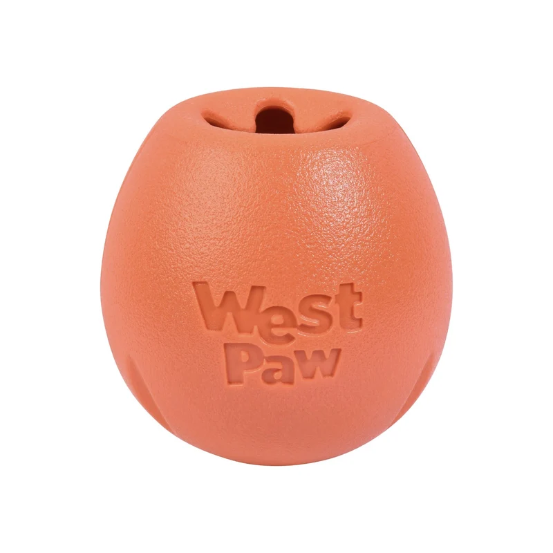 West Paw Zogoflex Echo Rumbl – Interaktives Hundespielzeug für aktive Hunde, robust & snackfüllbar für stundenlangen Spielspaß