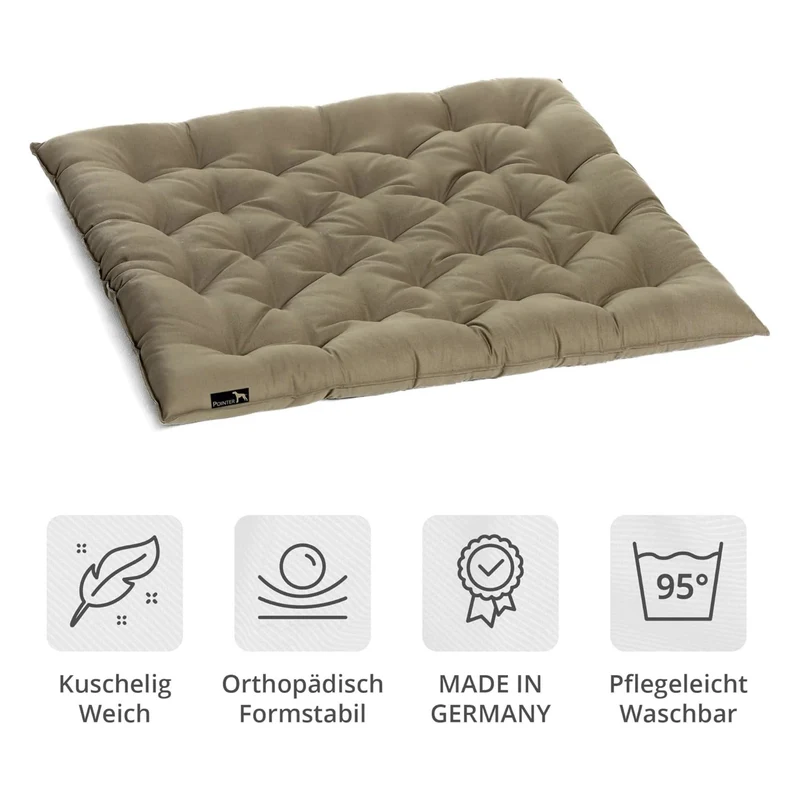 Pointer Hundekissen by Doctor Bark – Orthopädisches Premium-Hundebett mit Gelenkentlastung & Wärmespeicherung für schmerzfreien Schlafkomfort