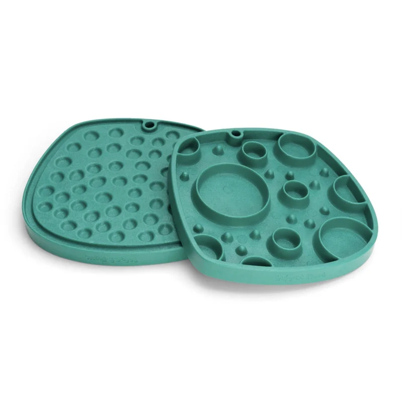 West Paw Seaflex Feast Mat – Schleckmatte für entspanntes Füttern & Beruhigung bei Stress, Angst & Langeweile