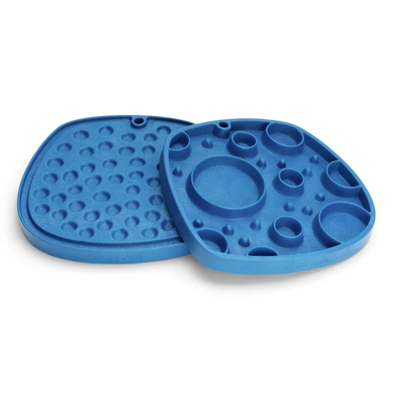 West Paw Seaflex Feast Mat – Schleckmatte für entspanntes Füttern & Beruhigung bei Stress, Angst & Langeweile