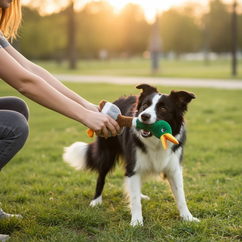 KONG Shakers Honkers Ente – Interaktives Quietsch-Hundespielzeug mit extralangem Hals für stundenlangen Schüttel- & Apportierspaß