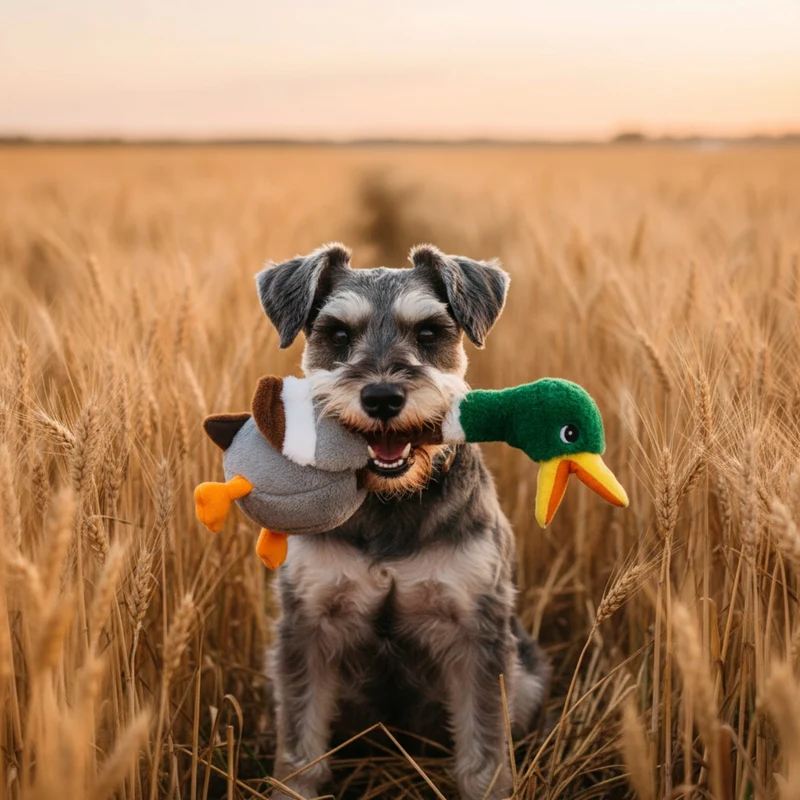 KONG Shakers Honkers Ente – Interaktives Quietsch-Hundespielzeug mit extralangem Hals für stundenlangen Schüttel- & Apportierspaß